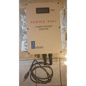 Alpha Omega Series 9501 Carbon Dioxide Monitor Wall Plug In